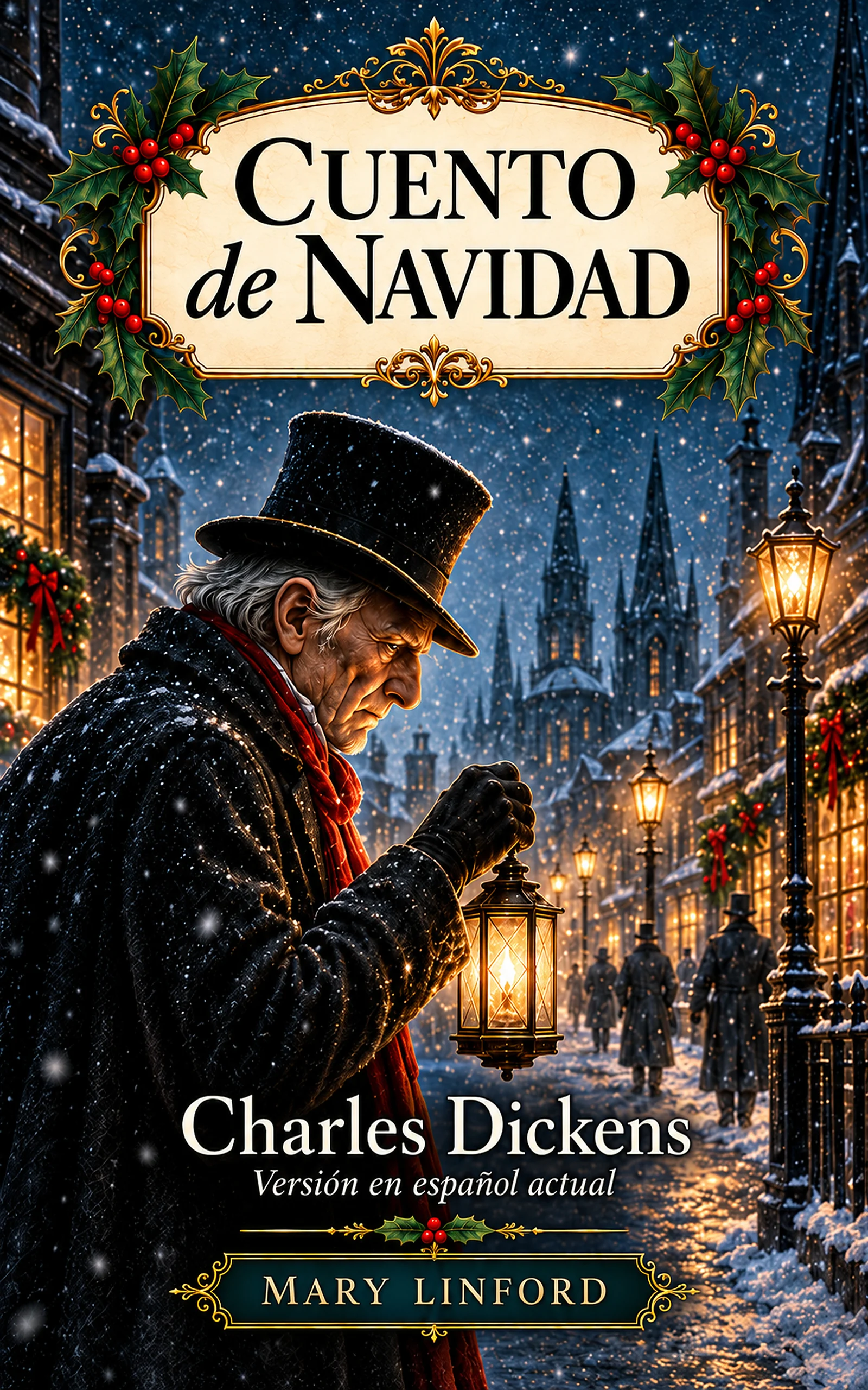 Portada de Cuento de Navidad, edición Mary Linford