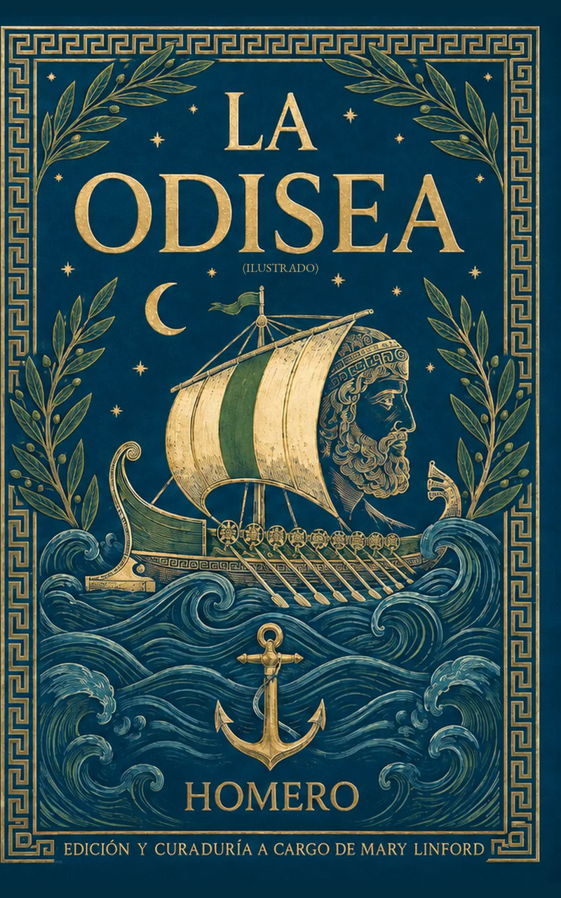 Portada de la odisea, edición Mary Linford