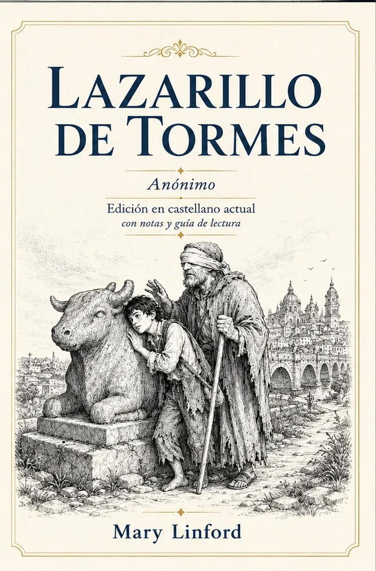 Portada de lazarillo de tormes, edición Mary Linford